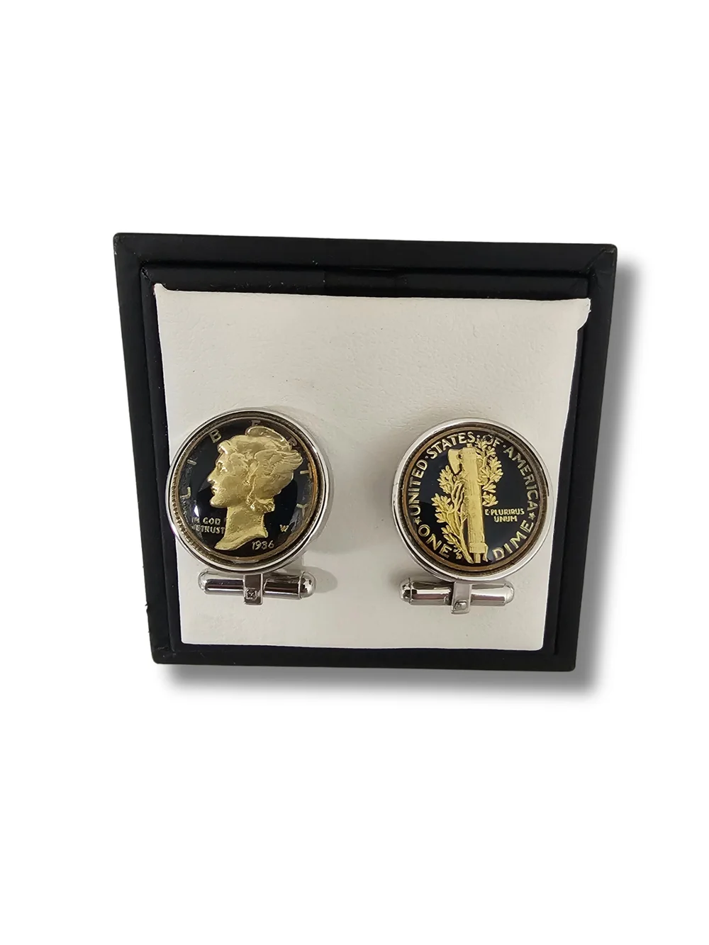 David Donahue Mercury Dime Cuff Links